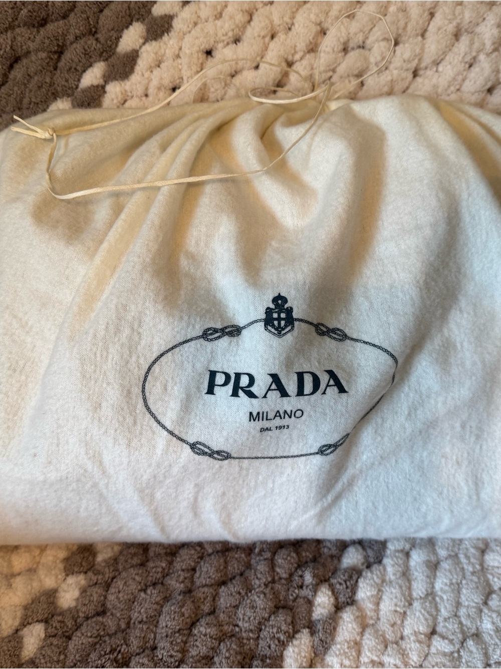 Prada Vitello Daino Leather Satchel with Gold Hardware - Picture 6 of 11